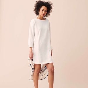 Lou & Grey Cream Pocket Sweatshirt Dress